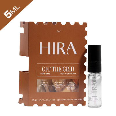 HIRA Off The Grid Eau De Perfume Mini for Men with Earthy & Citrus Notes