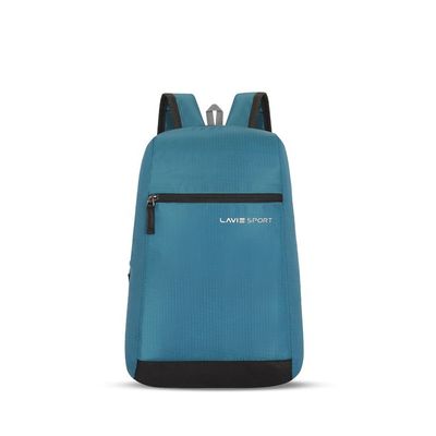 Unisex Solid Polyester Top Handle Casual Backpack | Crystal Teal | S (25 x 12 x 37 cm)