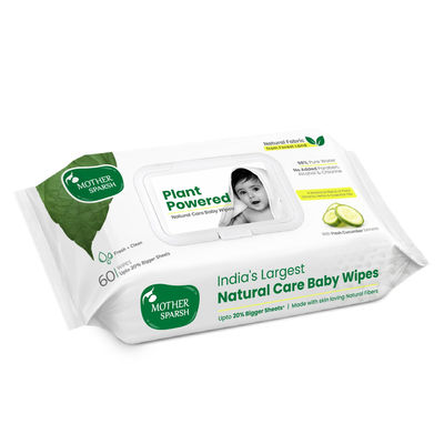 Plant Powered Baby Wipes - Natural Cucumber Extract