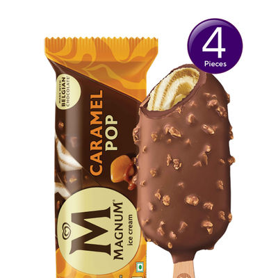 Kwality Wall Magnum Caramel Pop Ice Cream Stick Combo