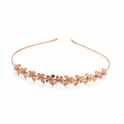 Hair Accessories | Butterfly Diamante Hair Band for Girls - Rosegold