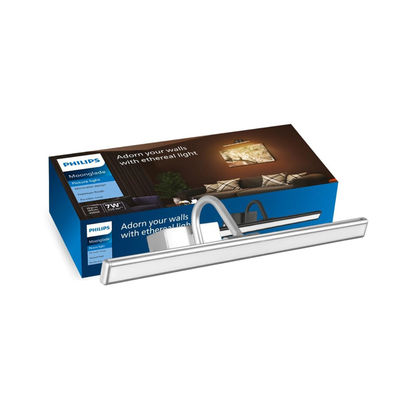 Philips 7-Watts Moonglade Silver Picture Light | Picture Light For Display | Warm White