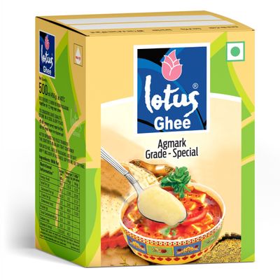 Lotus Ghee Ceka | Desi Ghee | Agmark Grade Special | Rich Aroma