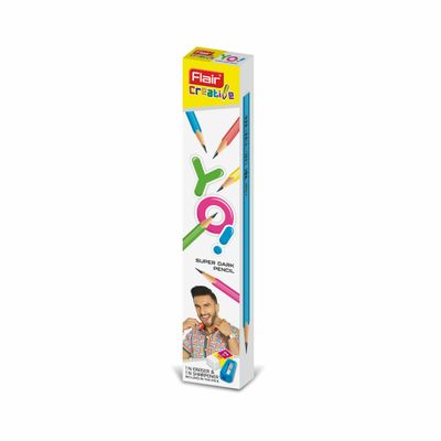 Flair Yo Super Dark Pencil Pack of 10
