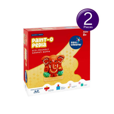 Pidilite Eco Friendly Ganesha Idol DIY Kit Combo