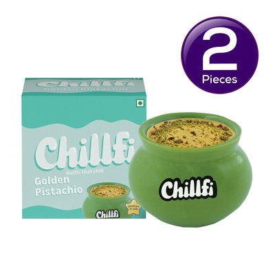 Hocco Golden Pistachio Matka Kulfi Ice Cream Cup Combo