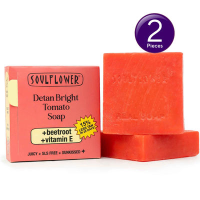 Tomato Soap for Tan Removal & Deep Moisturisation | Natural | 1 Pc Combo