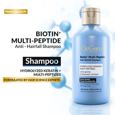 Biotin+ Multipeptide Anti Hairfall Shampoo with Hydrolyzed Keratin