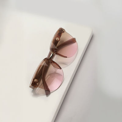 Women Half Rim Square Sunglasses A3074