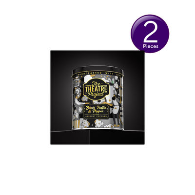 TTP Gourmet Popcorn | Black Truffle & Pepper Combo