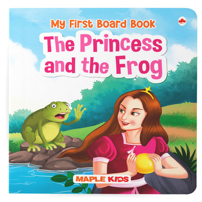Story Book for Kids - The Princess and the Frog | Illustrated Board Book for Children