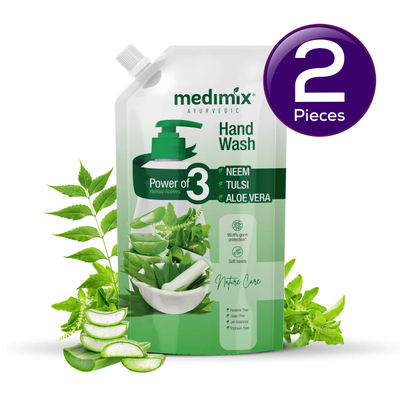 Medimix Ayurvedic Hand Wash Neem Tulsi Aloevera Combo