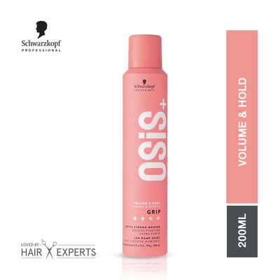 OSiS+ Grip Extra Strong Hair Styling Mousse