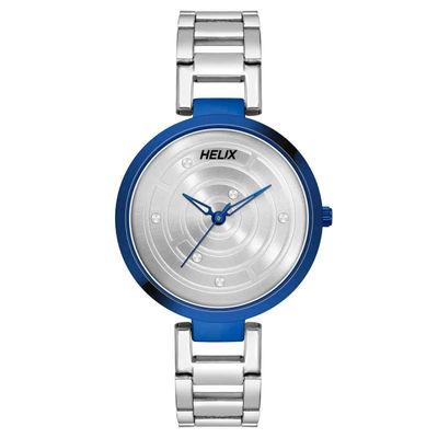 Round 35mm Silver Dial Analog Women Gift Watch - TW054HL03