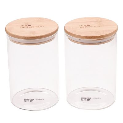 Borosilicate Jars 1000Ml (Pack Of 2)
