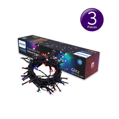 Philips Glitz String Light 48LED - 10M - RBRG Combo