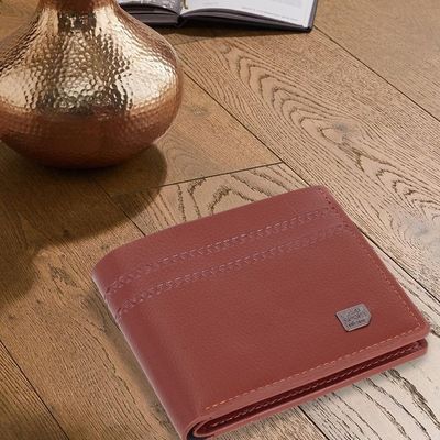 Men's Arthur Z Brown Wallet | 4 Card Slot