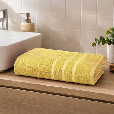 by My Trident Day to Day Bath Towel | 28 in x 55 in | Yellow