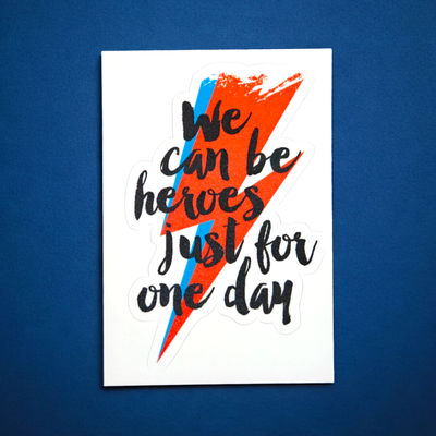 David Bowie: Heroes - Sticker