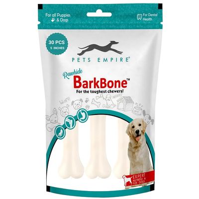Pressed Chew Bone Dog Treats 4Inch