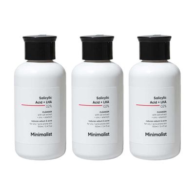 02% Salicylic Acid + LHA Face Cleanser Combo