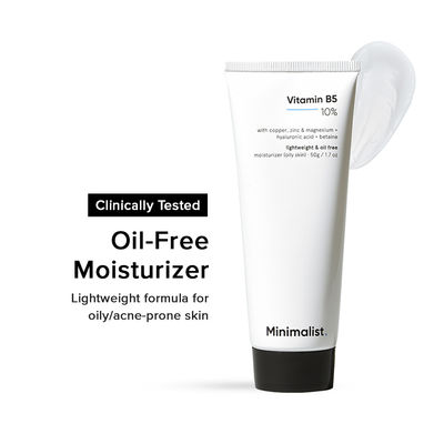 Gel-based Moisturizer with 10% Vitamin B5 for Oily & Acne-Prone Skin