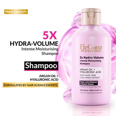 5x Hydra-Volume Intense Moisturising Shampoo with Argan Oil