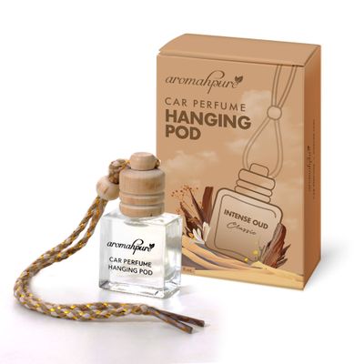 Premium Car Air Freshener Hanging Pod | Oudh Fragrance | Last upto 30 Days