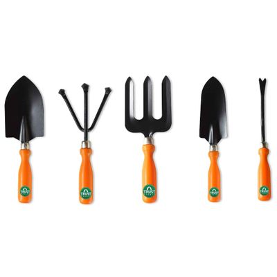 Gardening Hand Tools Kit | Cultivator, Trowels, Weeder & Fork for Home Use