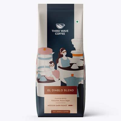 Eldiablo French Press Medium Dark Roasted Ground Coffee