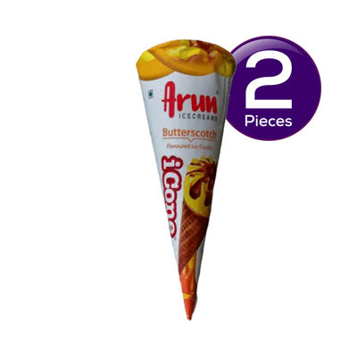Arun Butterscotch Icone Ice Cream Cone Combo
