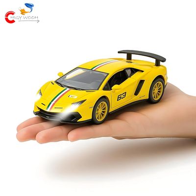 Lamborghini Die-Cast Model Alloy Metal Pull Back Action Toy Vehicles,Assorted