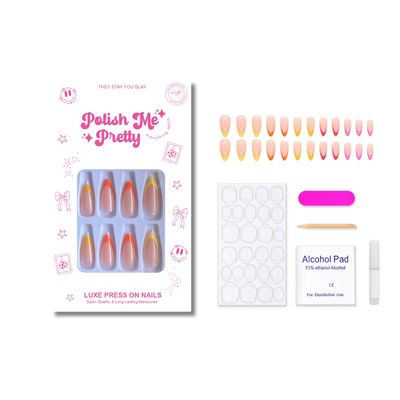 Luxe Press On Nails - Selling Sunset - Almond Short