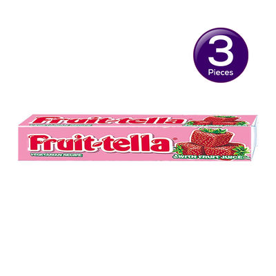 Strawberry Flavour Chewy Toffee Stick Combo