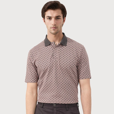 Men's Talbot Dusky Polo T-shirt | Peach - XL