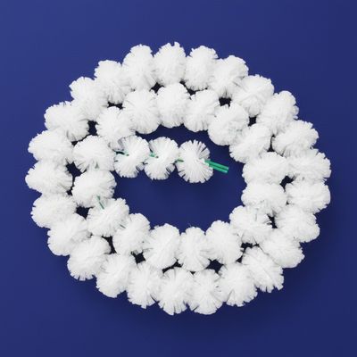 Decorative White Latkan Set | Pack of 2 | Mangal Bhawan