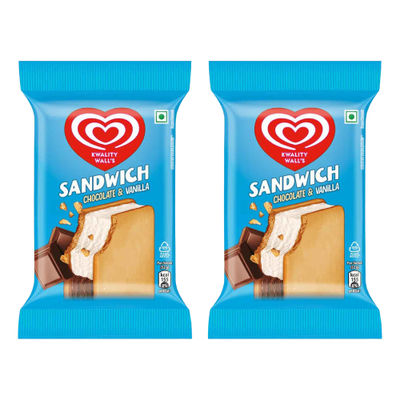Chocolate & Vanilla Ice Cream Sandwich Combo