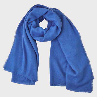 Women's Knit Midweight Blanket Scarf | Blue