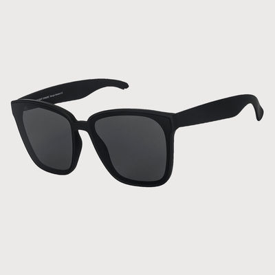 Polarized Sunglasses Full Rim | Unisex | Square | Large-143mm | Black