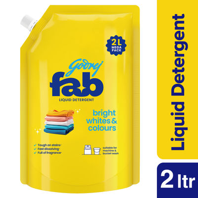 Machine & Hand Wash Detergent Liquid Refill Pouch