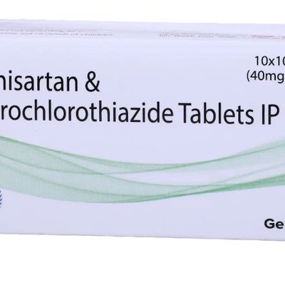 Telmisartan 40 Mg + Hydrochlorothiazide 12.5 Mg Tablet