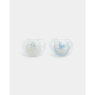 Octopus &Amp;Amp; Whale Soothers Blue Pack Of 2