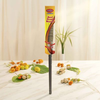 Dust Proof Broom | Washable Plastic Fiber Jhadu