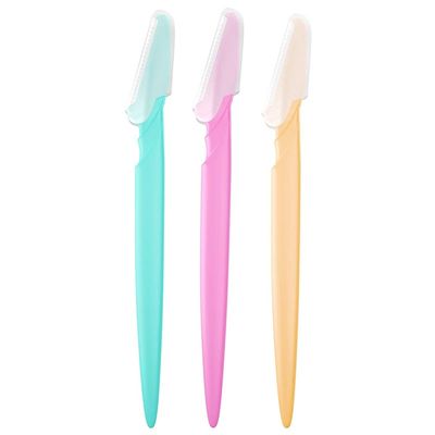 Eyebrow Touch Up Face Razor for Women, Instant Painless Hair Remover - Color Vary