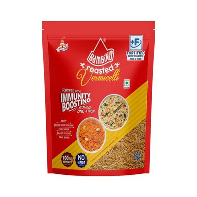 Bambino Roasted Vermicelli Seviyan | Pure Suji | No Maida | Protein Rich