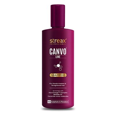 Canvoline Shampoo For Straightened Hair, With Kera-Charge & Baobab Oil