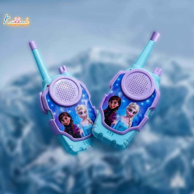 Frozen Walkie Talkie for Kids 100 ft Range 2 Pack Battery Operated Communication Toy