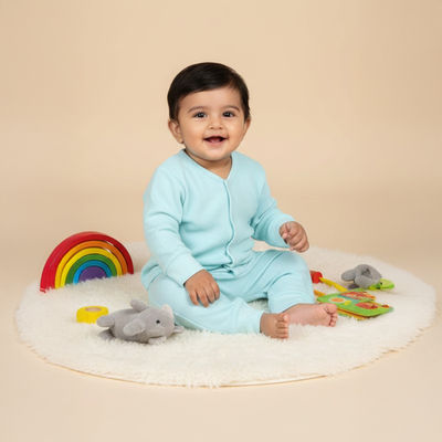 Infant Pastel Blue Set | Ips-Nt-Pstbl | Blue | 12-18 Months