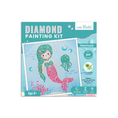 Diy Diamond Painting Kit Mermaid 1 Box Lb
