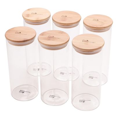 Borosilicate Jars 1000Ml (Pack Of 6)
